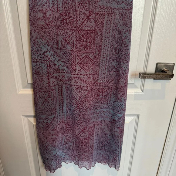 VTG Anthropologie Weston Wear Dress  Size Medium Witchy‎ Whimsigoth Bodycon Mesh - Picture 5 of 12